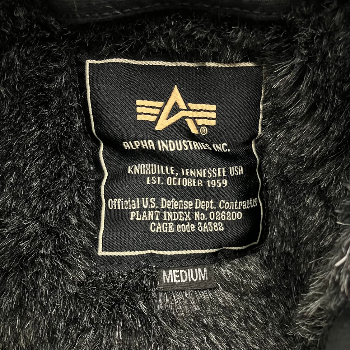 알파인더스트리 블랙 퍼 N-1 덱자켓 M 상품이미지3