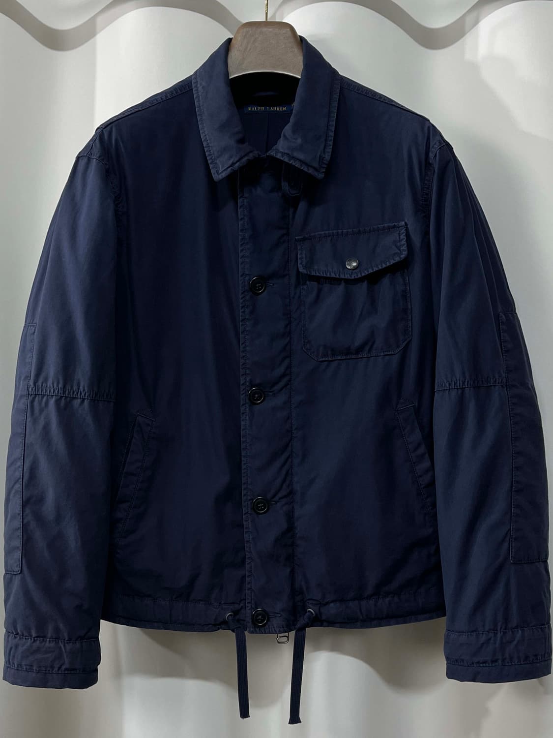 폴로 랄프로렌 로얄네이비 전차병 스텐실 USN A-2 덱자켓 상품이미지1