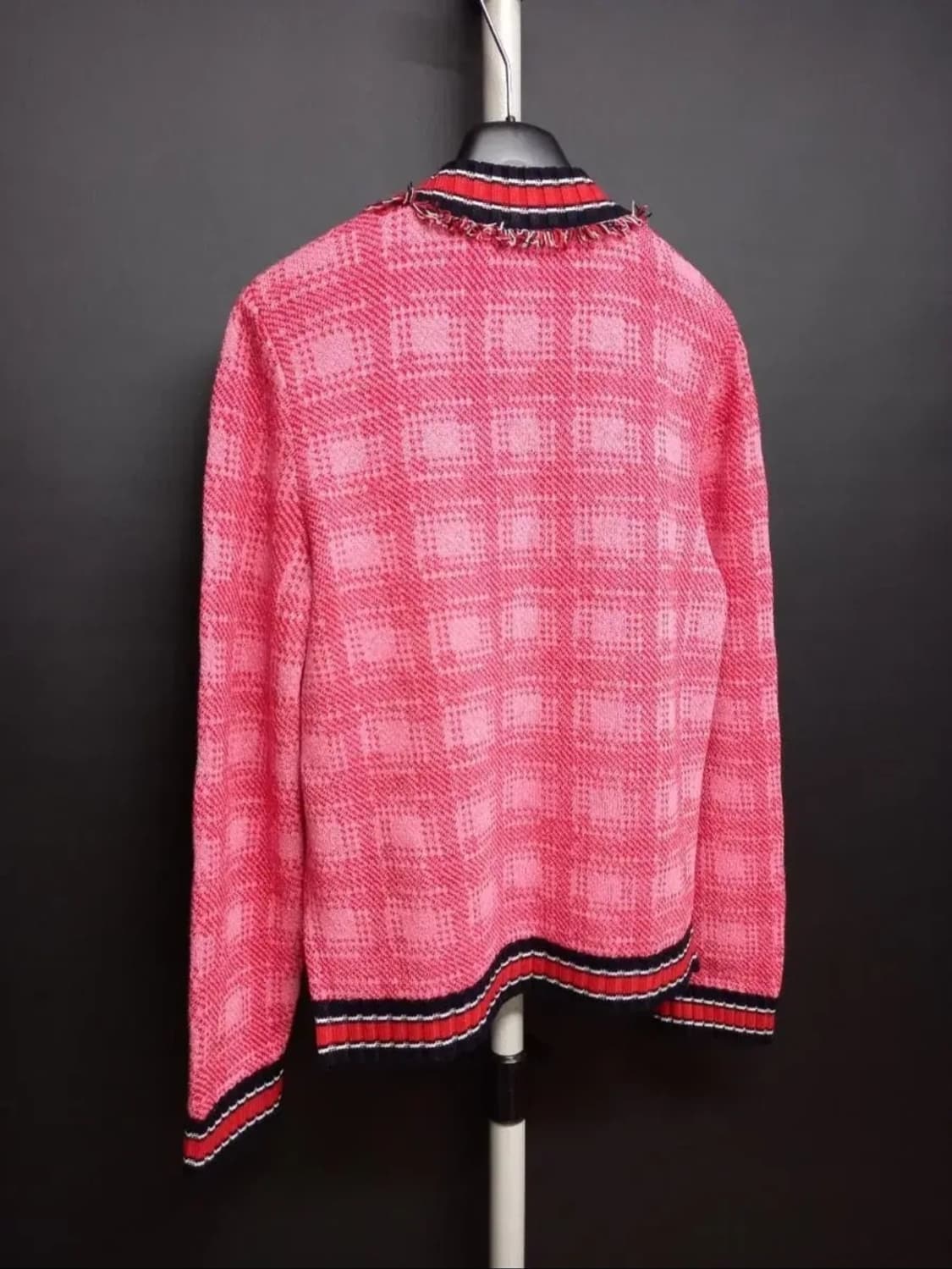 새 엣코너 AT CORNER 춘추 레드 가디건 55 상품이미지5