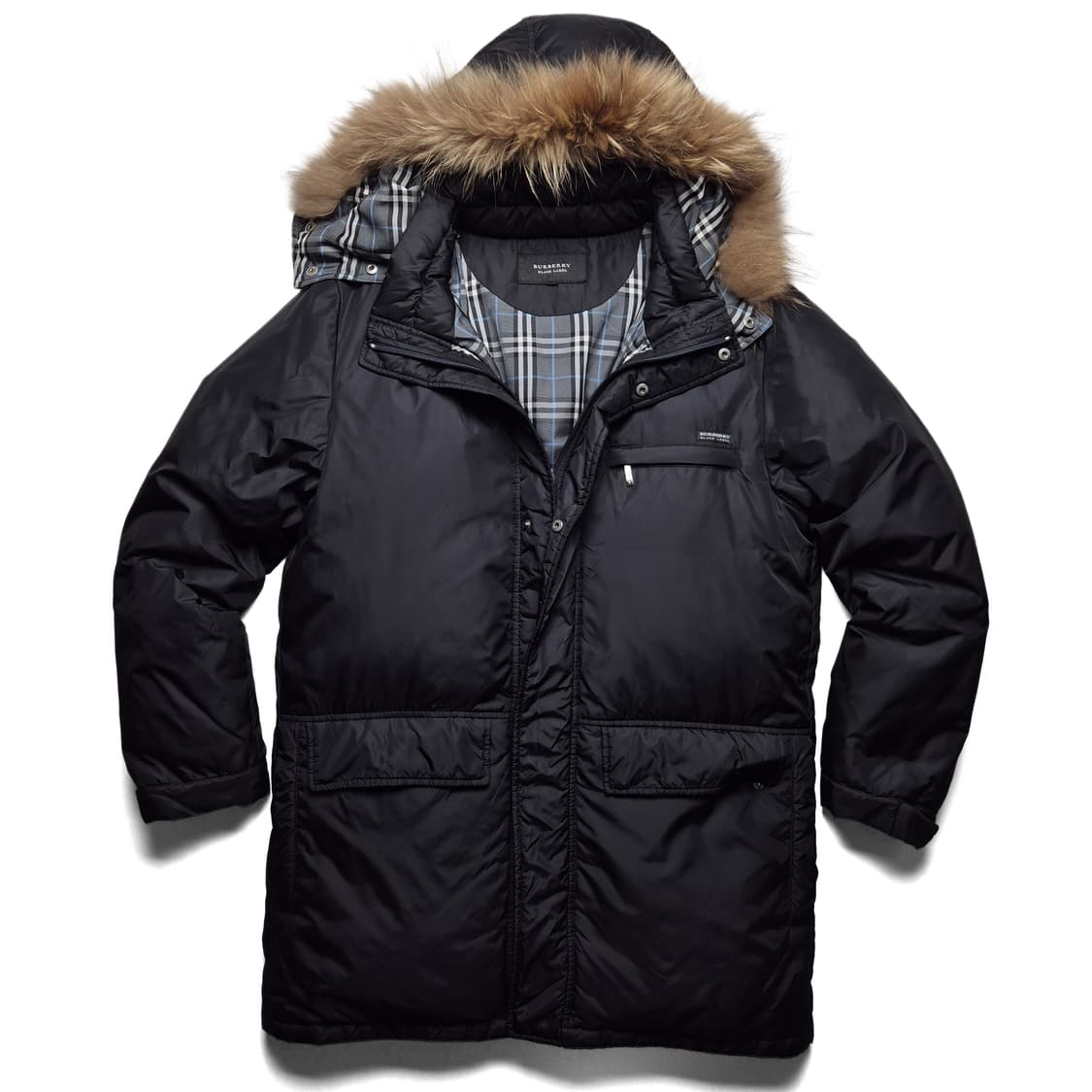 [M] 버버리 블랙라벨 구스다운 후드패딩 상품이미지2