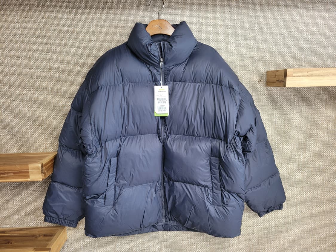 110~115사이즈 마운티아 오버핏 숏패딩 새제품 빅사이즈 올드스쿨 힙합 상품이미지1