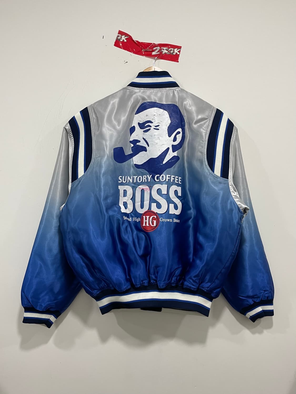 (빈티지)90‘s 산토리보스커피 리버시블 스타디움 자켓 상품이미지4