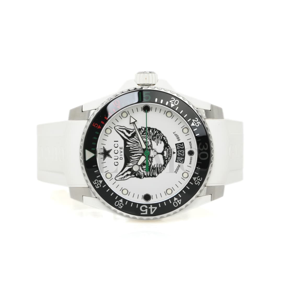 구찌 다이브 시계 고양이 캣 화이트 워치 DIVE YA136329 상품이미지1