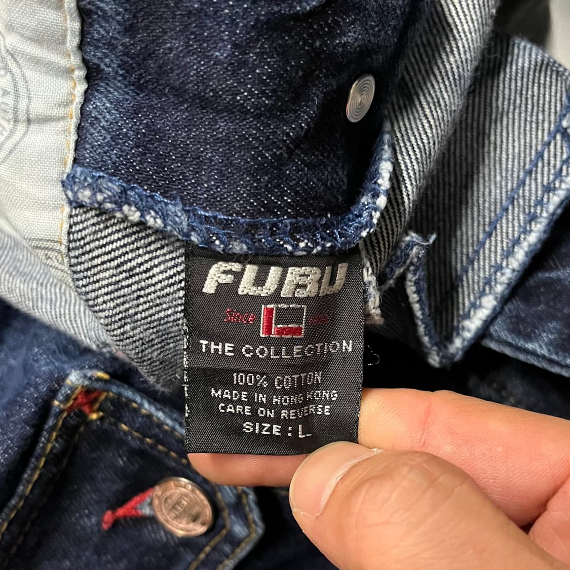 90s Fubu 올드스쿨 데님 오버롤 (L) 상품이미지7