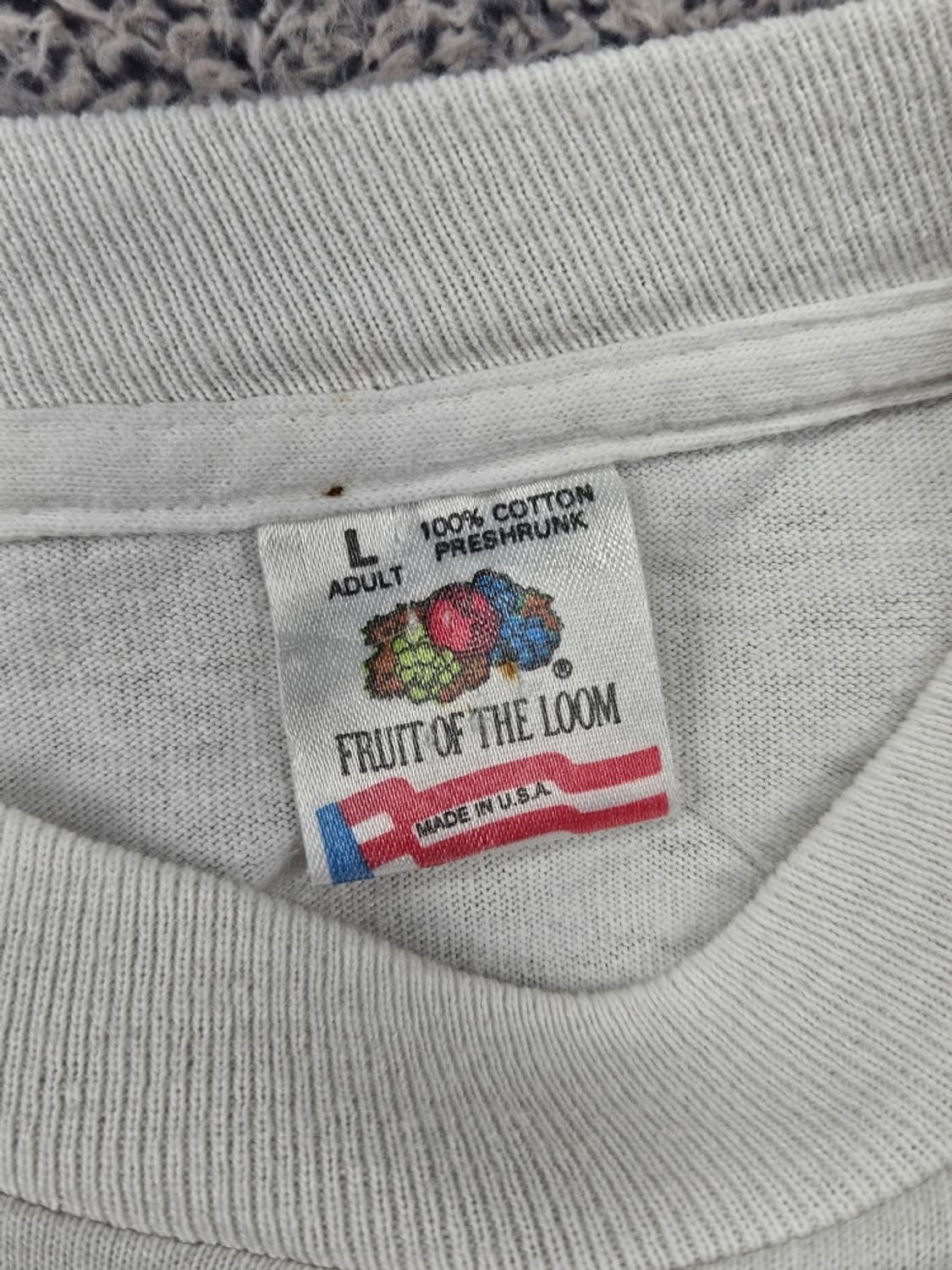 8~90's USA 프룻오브더룸 싱글스티치 롱슬리브 (L) / 11951 상품이미지8