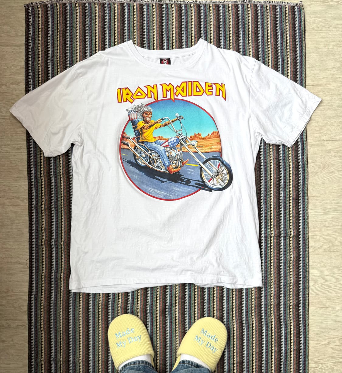 rock yeah 아이언메이든 반팔 티셔츠 상품이미지3