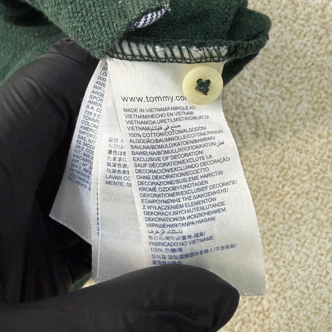 M 타미힐피거 슬림핏 긴팔 폴로티0122T1 상품이미지4