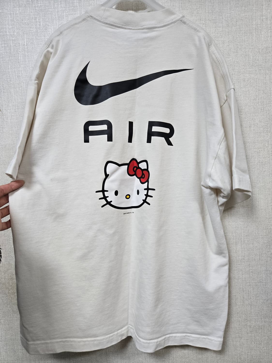 나이키 키티 스우시 화이트 반팔 상품이미지1