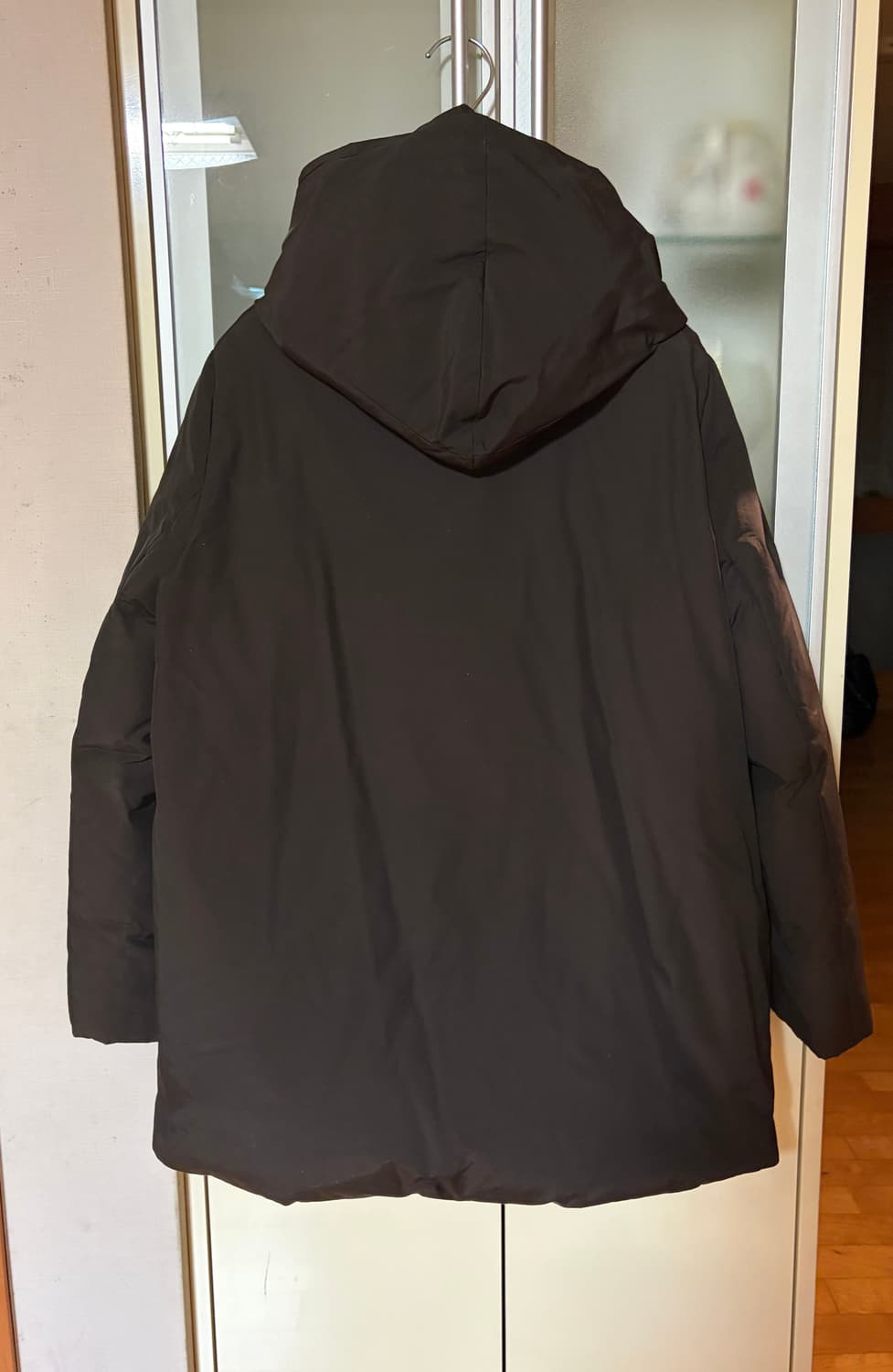 빈티지 모리 더블 미디 패딩 브라운 상품이미지2