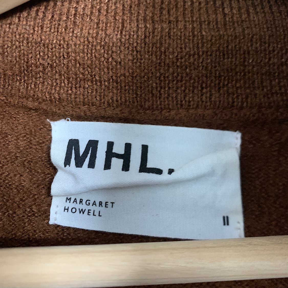 마가렛호웰 울블랜드 반집업 니트 2 상품이미지2