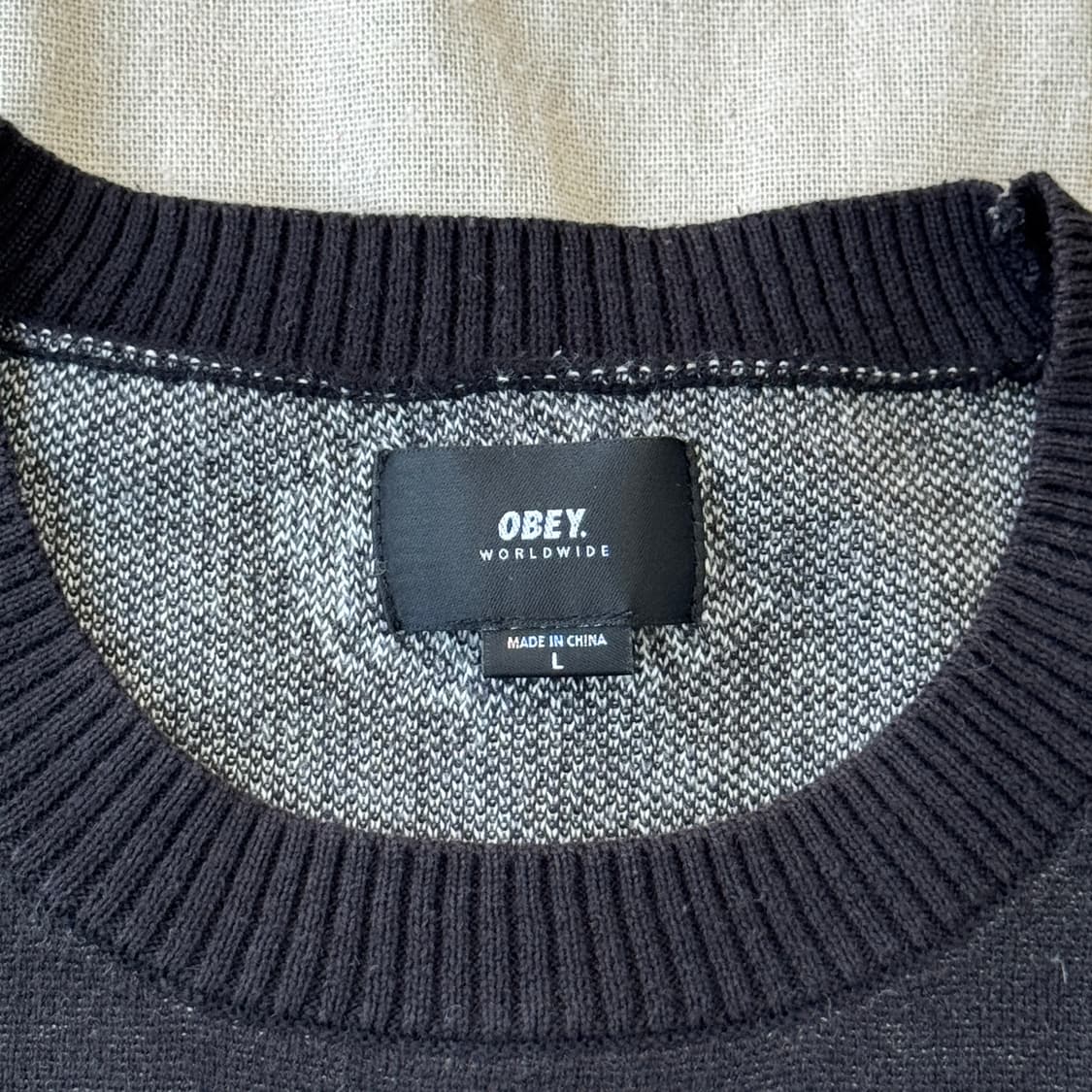 오베이 플라워 니트 L 상품이미지5