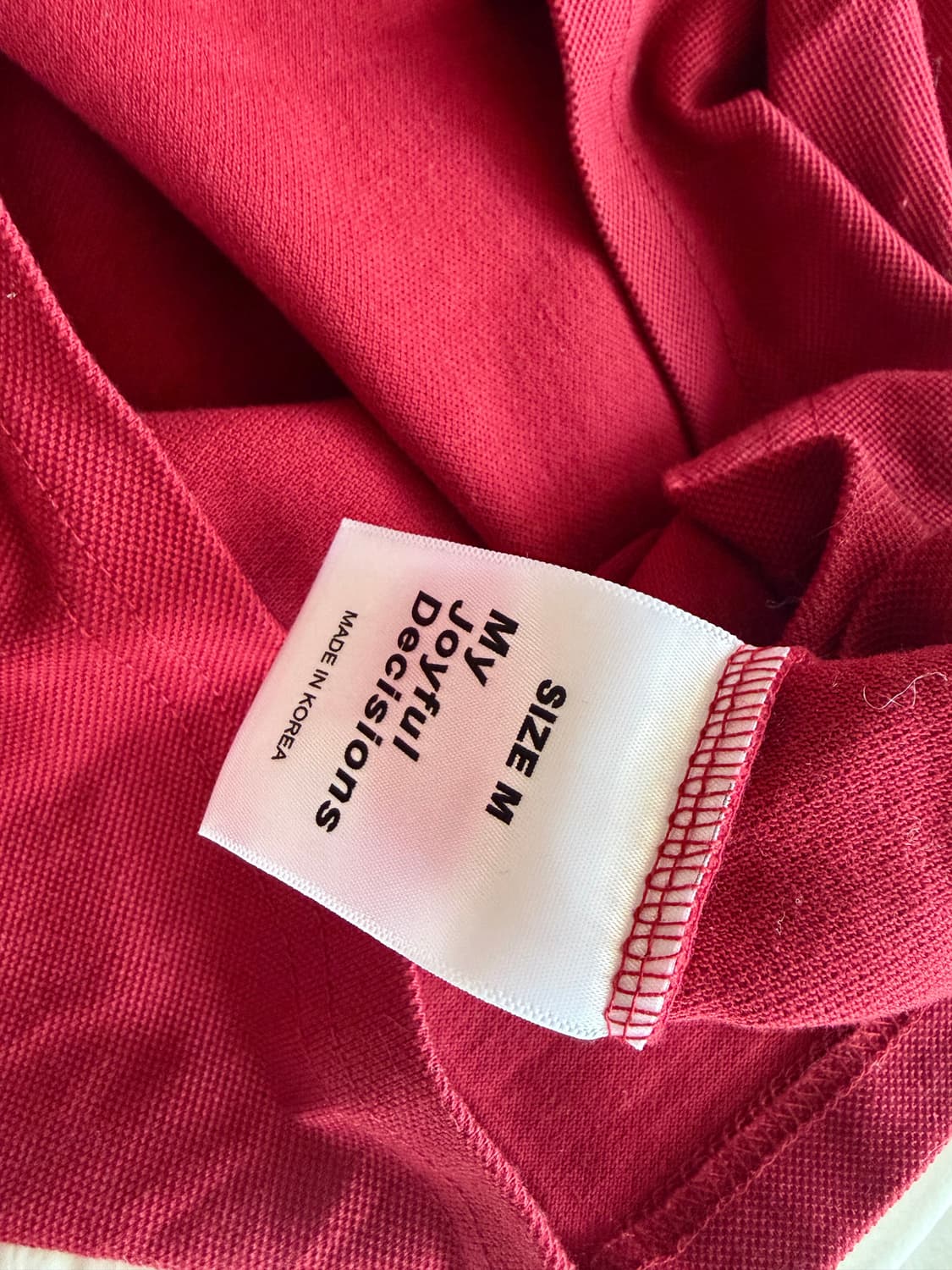 MJD OVERSIZED POLO BURGUNDY  상품이미지4