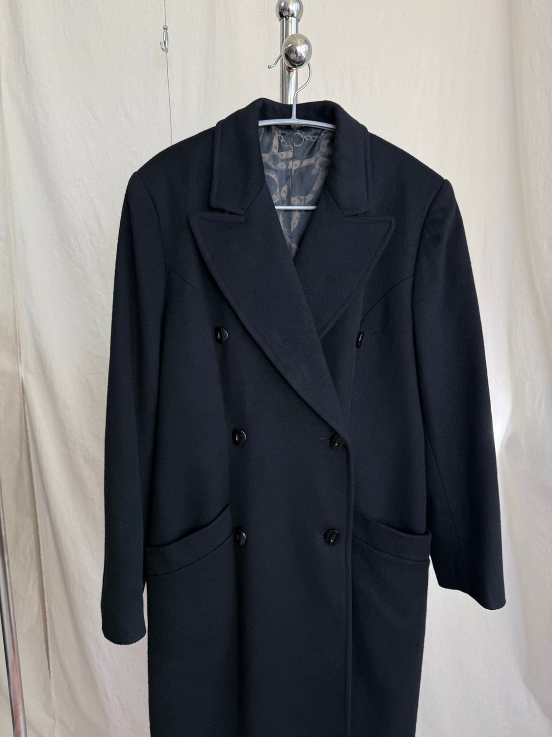 Zanobetti 캐시미어 100 더블 맥시 코트 (Italy) 상품이미지4