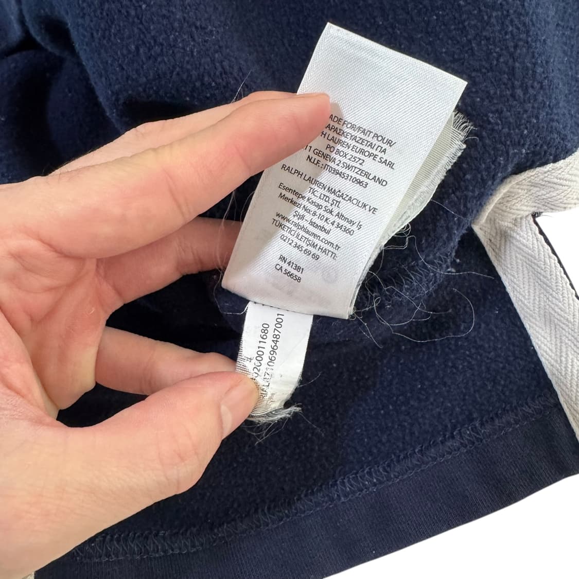 신형 폴로 랄프로렌 브리튼 네이비 럭비티 상품이미지5