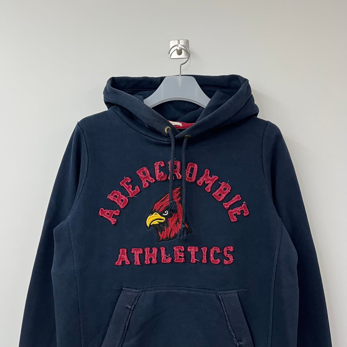 아베크롬비 자수로고 다크네이비 후드티 상품이미지4