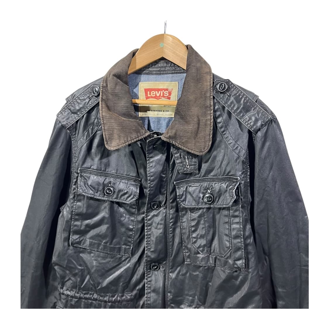 [Levi's] 리바이스 코듀로이 카라 왁스 헌팅 자켓 상품이미지3