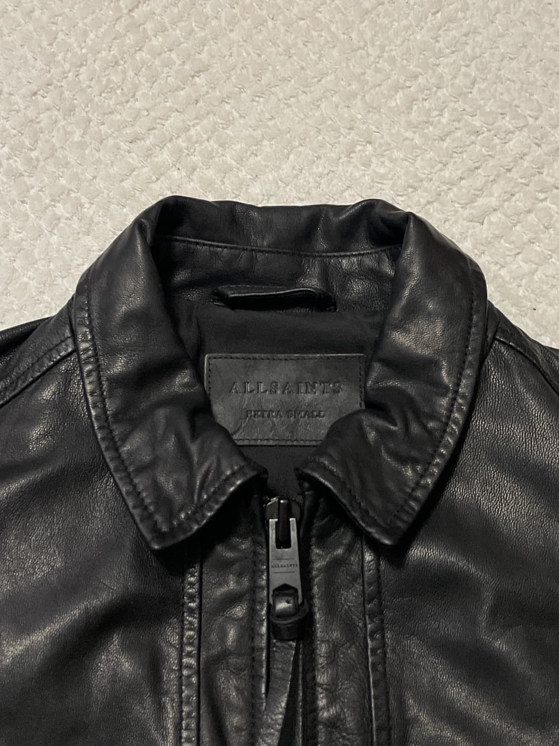 ALL SAINTS 올 세인츠 웨스턴 무드 LARK 염소가죽 레더 자켓 상품이미지5