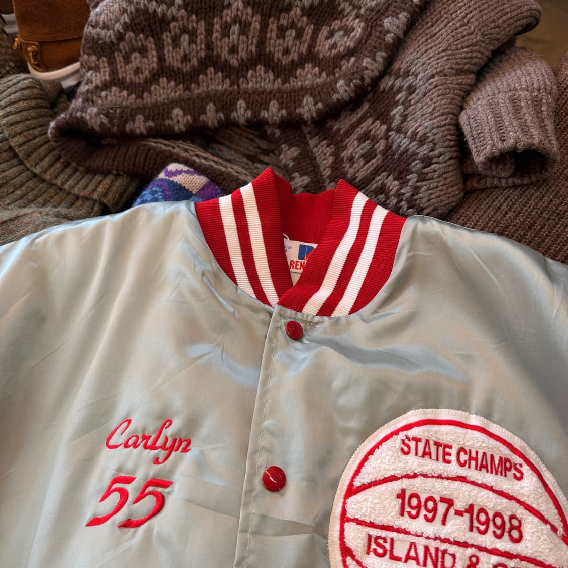 90S RENNOC USA 미국 바시티 1997 1998 농구 베스킷볼 상품이미지2