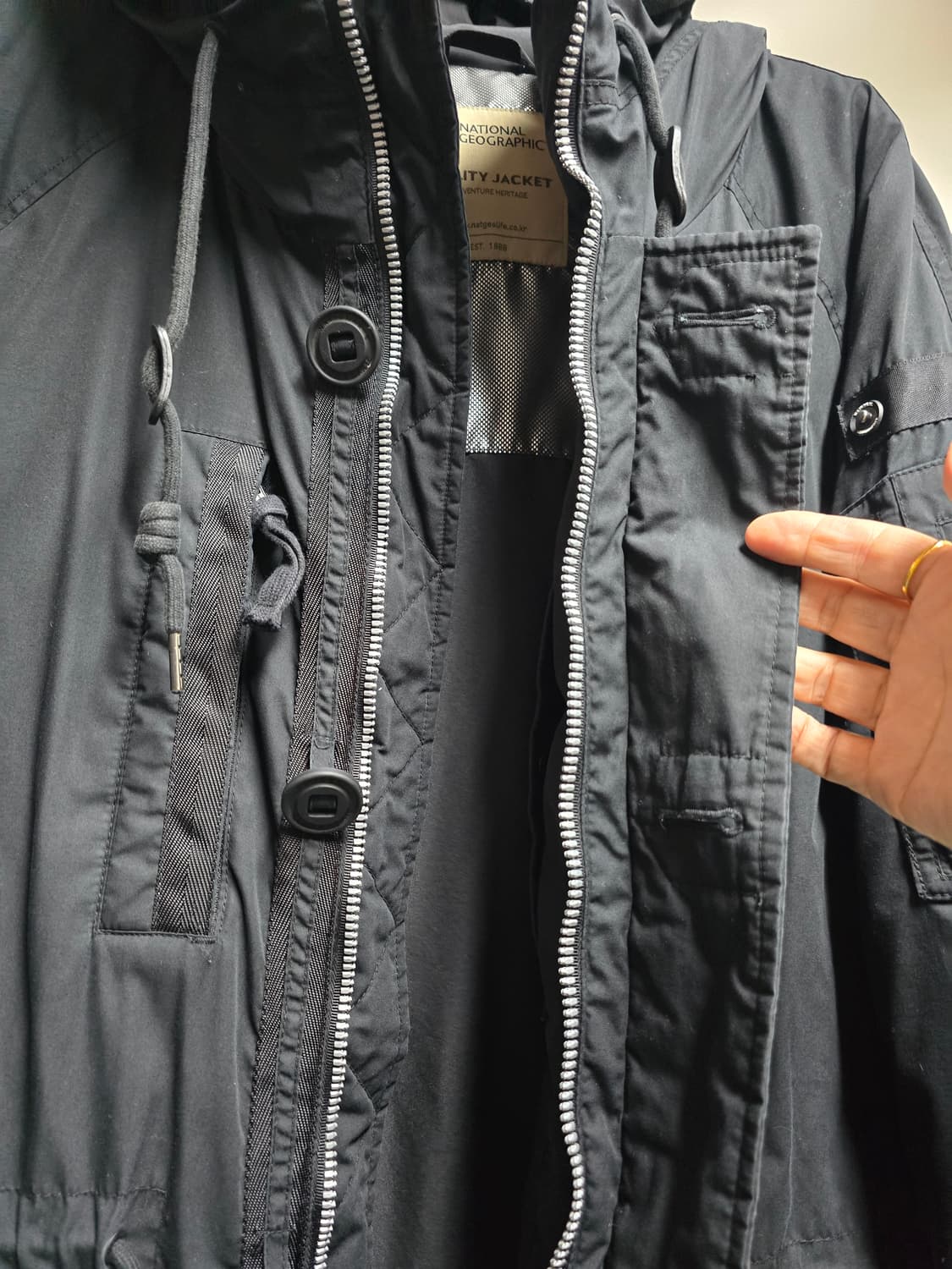 빅사이즈 네셔널지오그래픽 사파리 덕다운패딩 110 상품이미지5