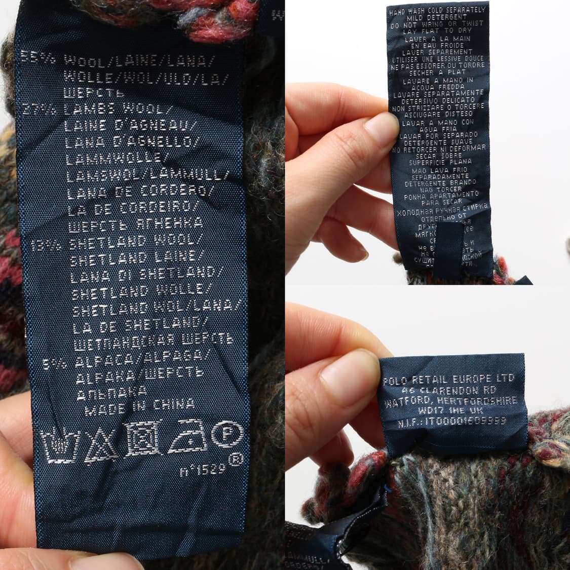 폴로 페어아일 브이넥 니트   상품이미지10