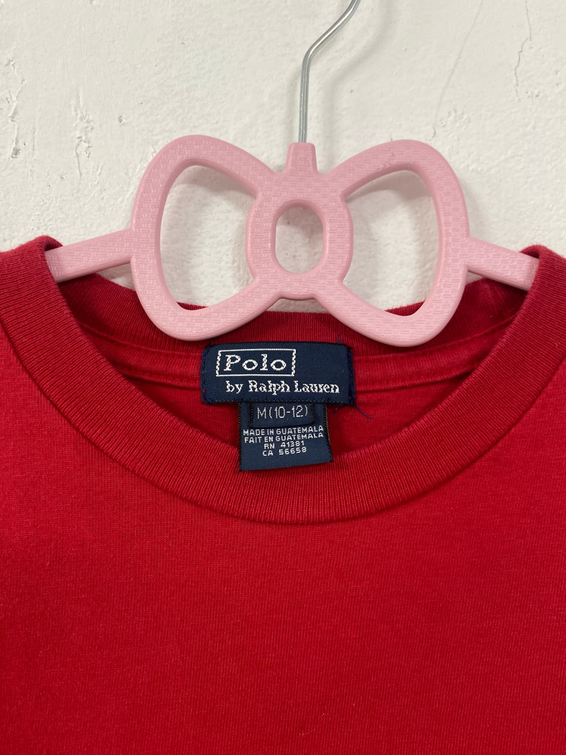 POLO RALPH LAUREN RED T-SHIRT 상품이미지4