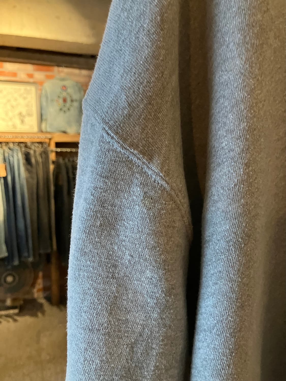 00s 빈티지 러셀 플레인 후드 스웻 셔츠 상품이미지3