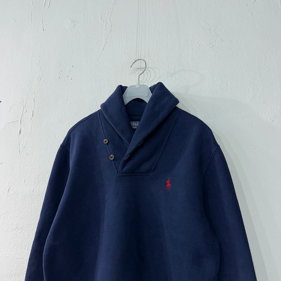 폴로랄프로렌 숄카라 코튼 니트 S 상품이미지2