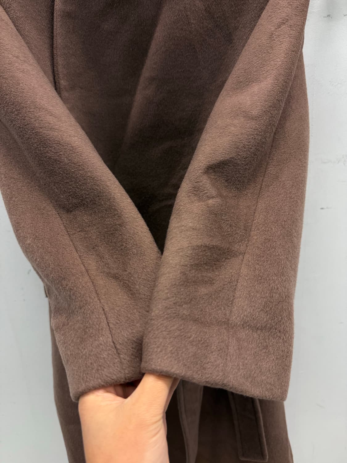 시스템옴므 캐시미어 롱코트 95~100 오버핏  상품이미지5