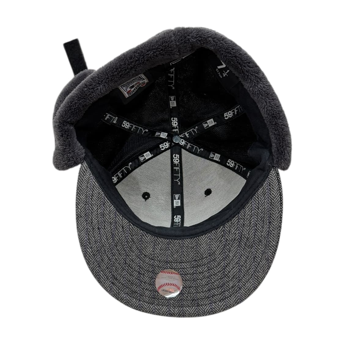 뉴에라 빈티지 보스턴 트루퍼햇 군밤 귀도리 스냅백 모자 그레이 714 상품이미지4