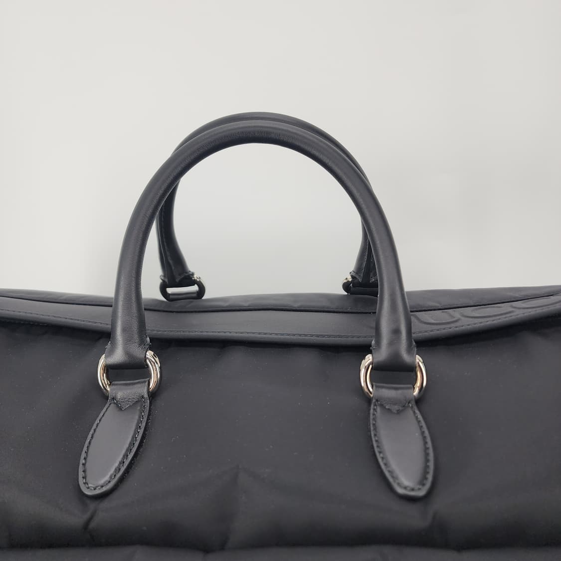 초민트급 구찌 이정재 라지 더플백 블랙 나일론 보스턴백 반둘리에 상품이미지3