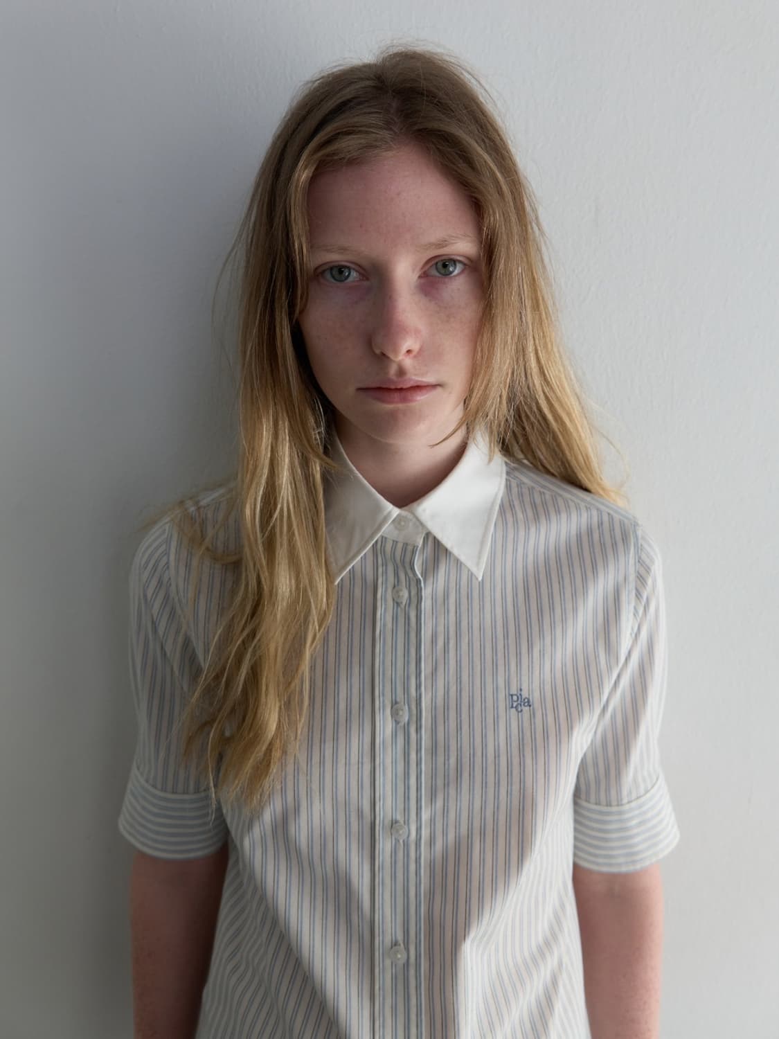 (구해요) pica STRIPED HALF SLEEVE SHIRT 상품이미지1