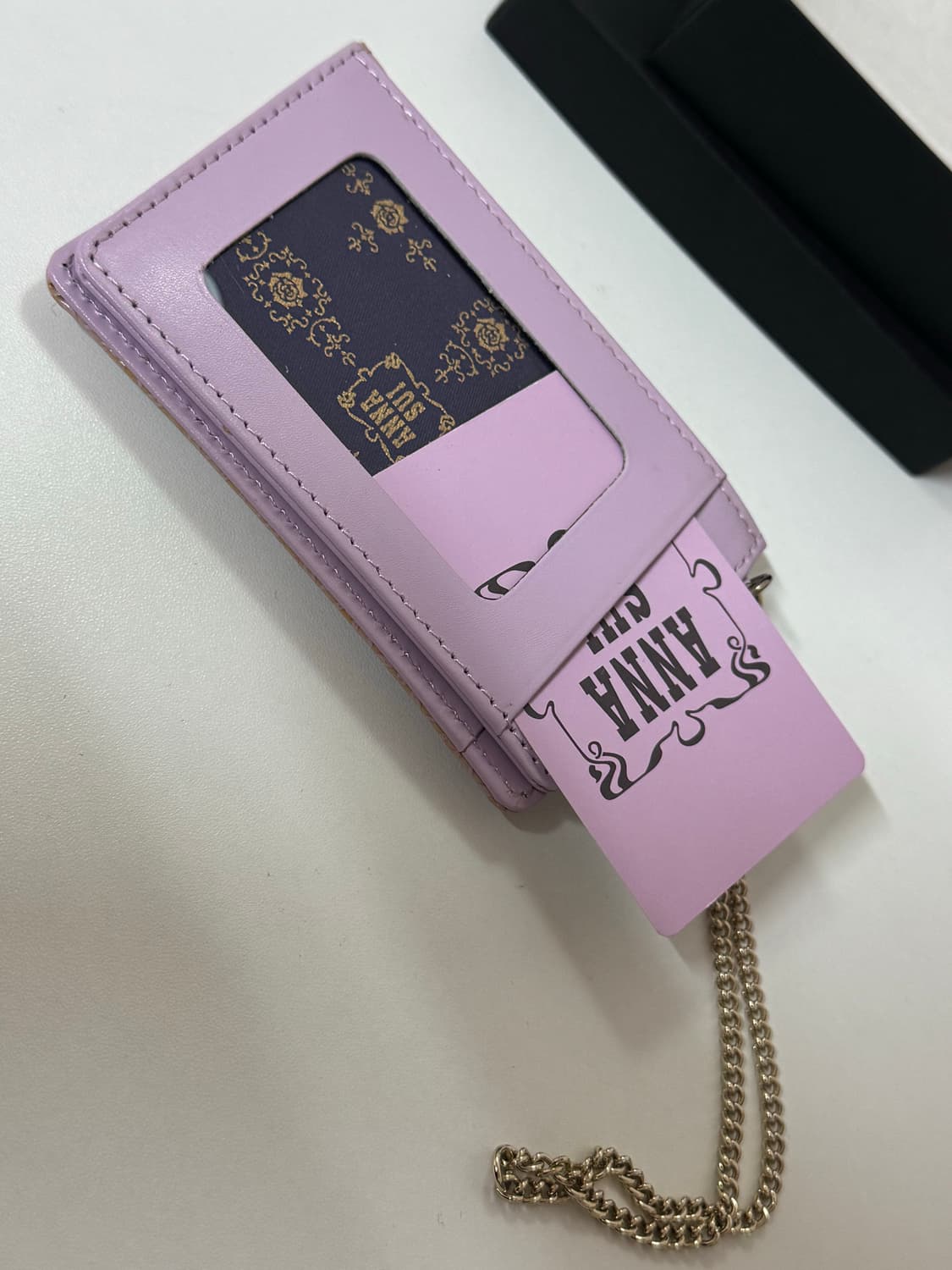 빈티지 안나수이 에나멜 카드지갑 연보라 핑크 상품이미지7