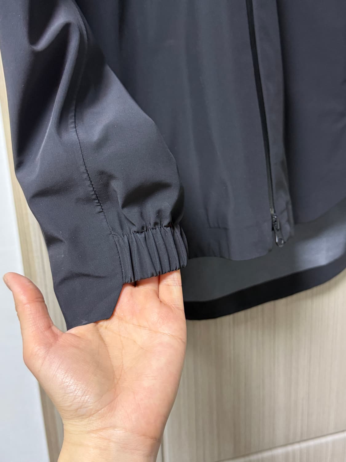 아디다스 여성 마이쉘터 우비 방수 바람막이자켓 점퍼 M 블랙 상품이미지4