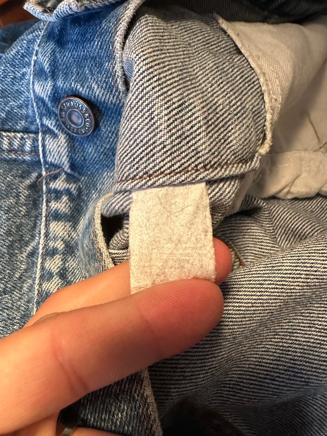 80s USA 빈티지 리바이스 70506 3세대 데님 트러커 자켓 상품이미지9