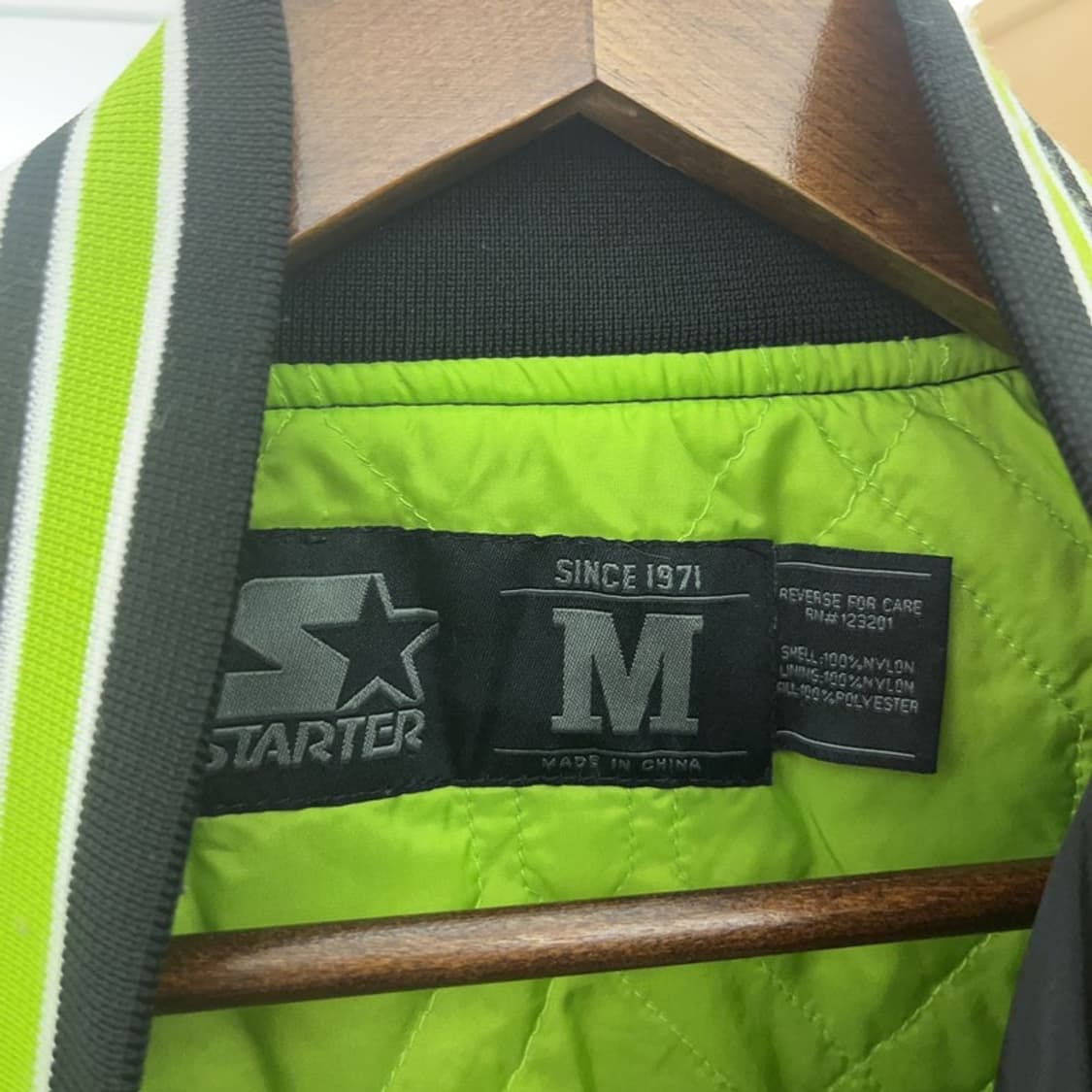 스타터 GOONS 오버핏 누빔 스타디움 바시티자켓 100 C06310 상품이미지3