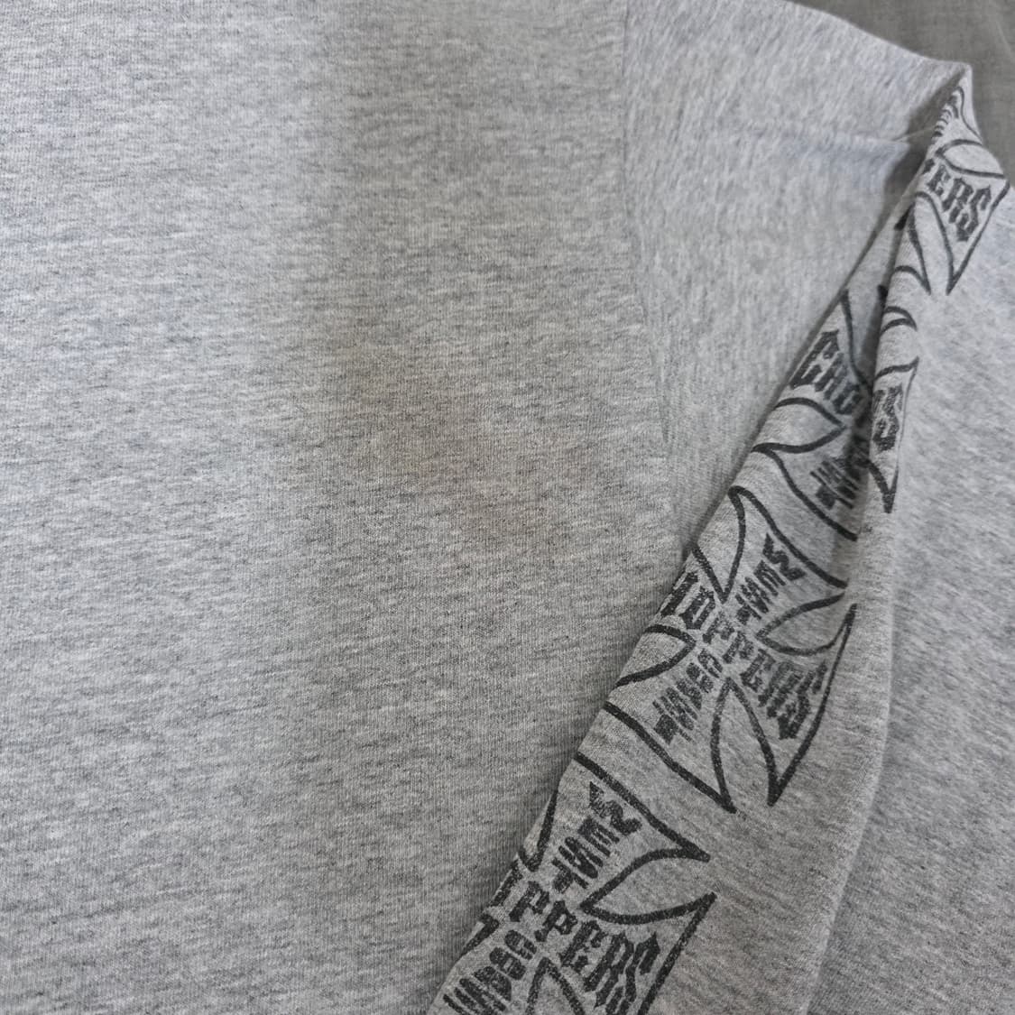[3XL] 빈티지 WCC 웨스트 코스트 차퍼스 롱슬리브 그레이 숏 상품이미지6