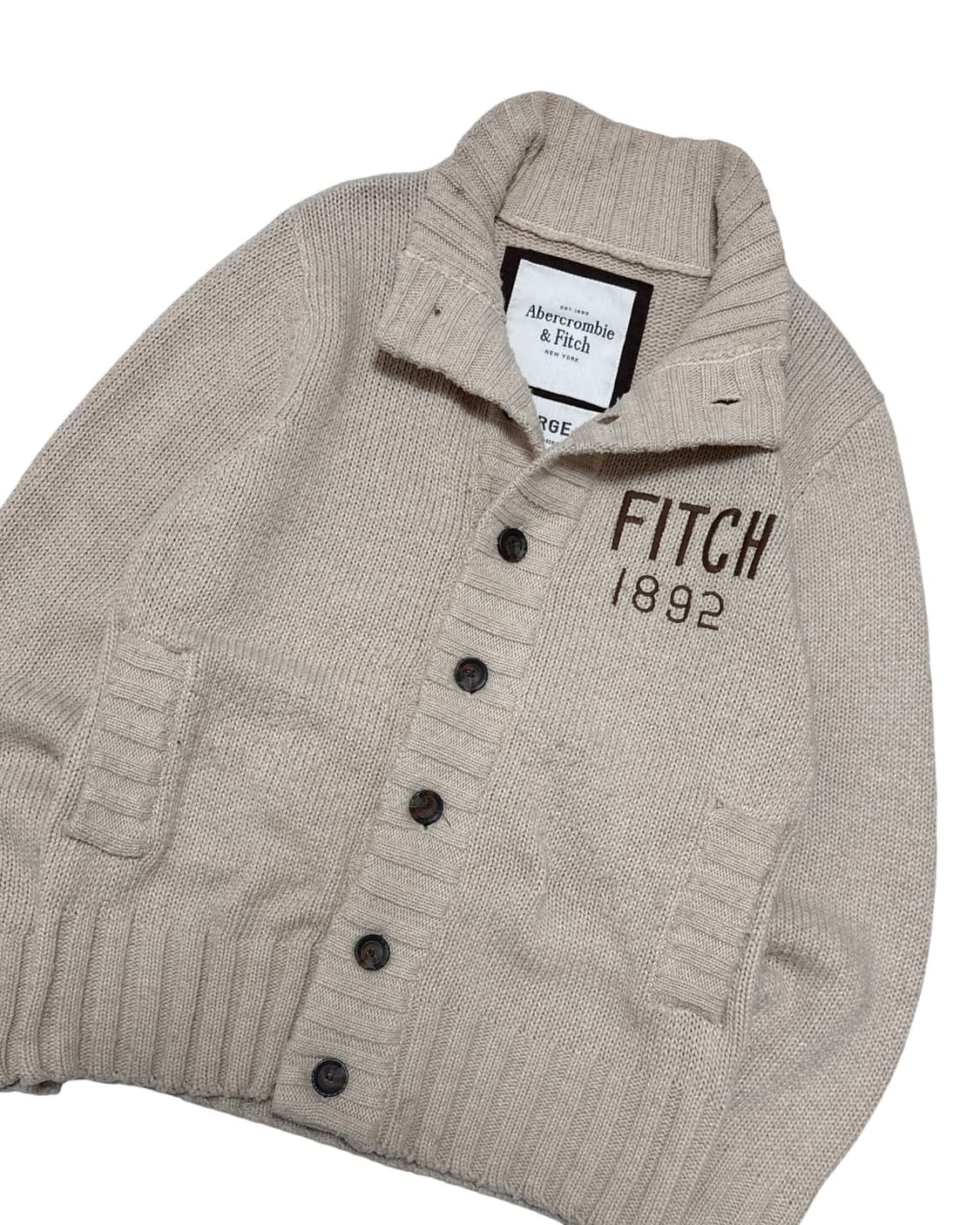 아베크롬비 인디언 베이지 니트 가디건 상품이미지3