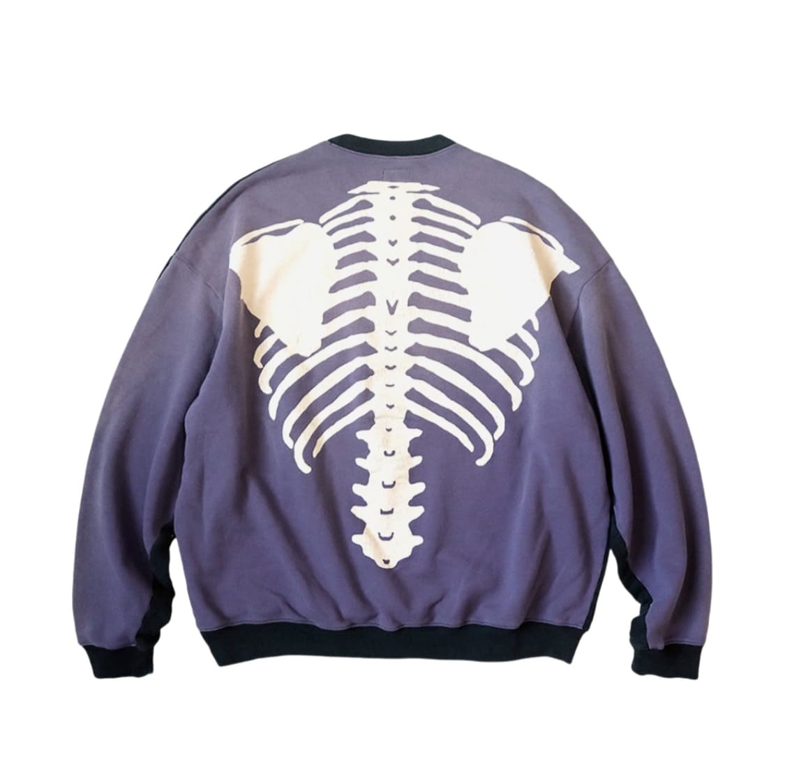 [os] 캐피탈 투톤 빅 플리스 스웻셔츠 캐피탈 맨투맨 상품이미지1