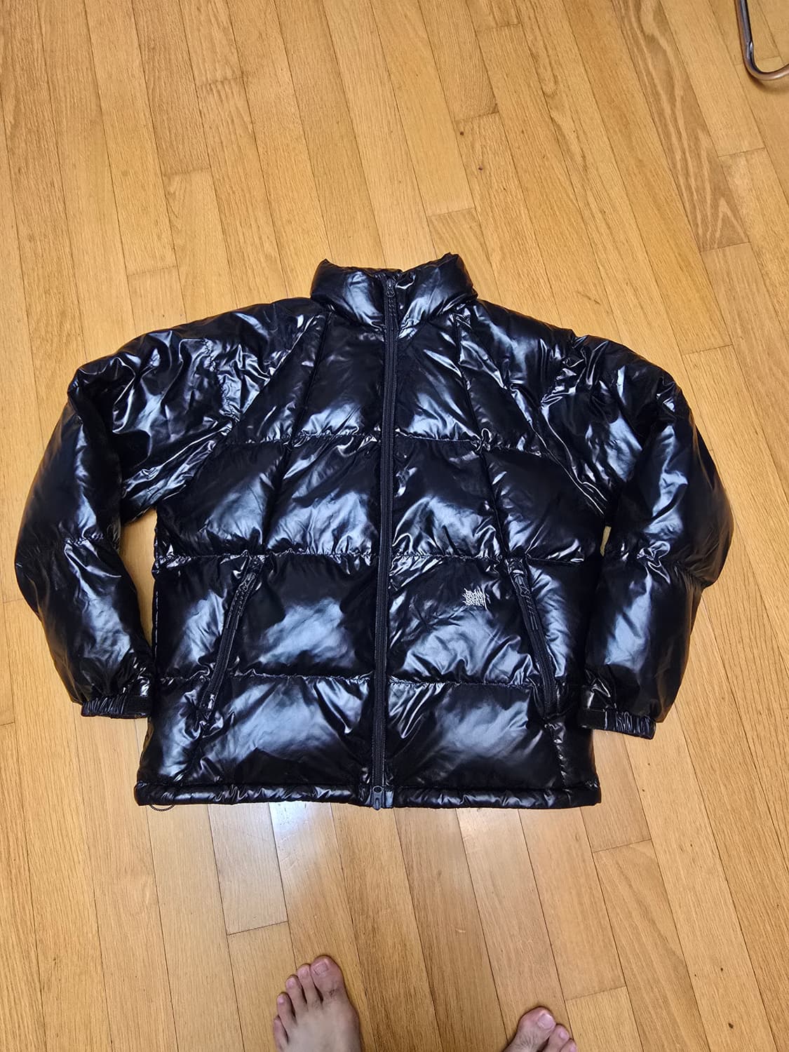 브라운브레스 유광 숏패딩 m 판매 상품이미지2