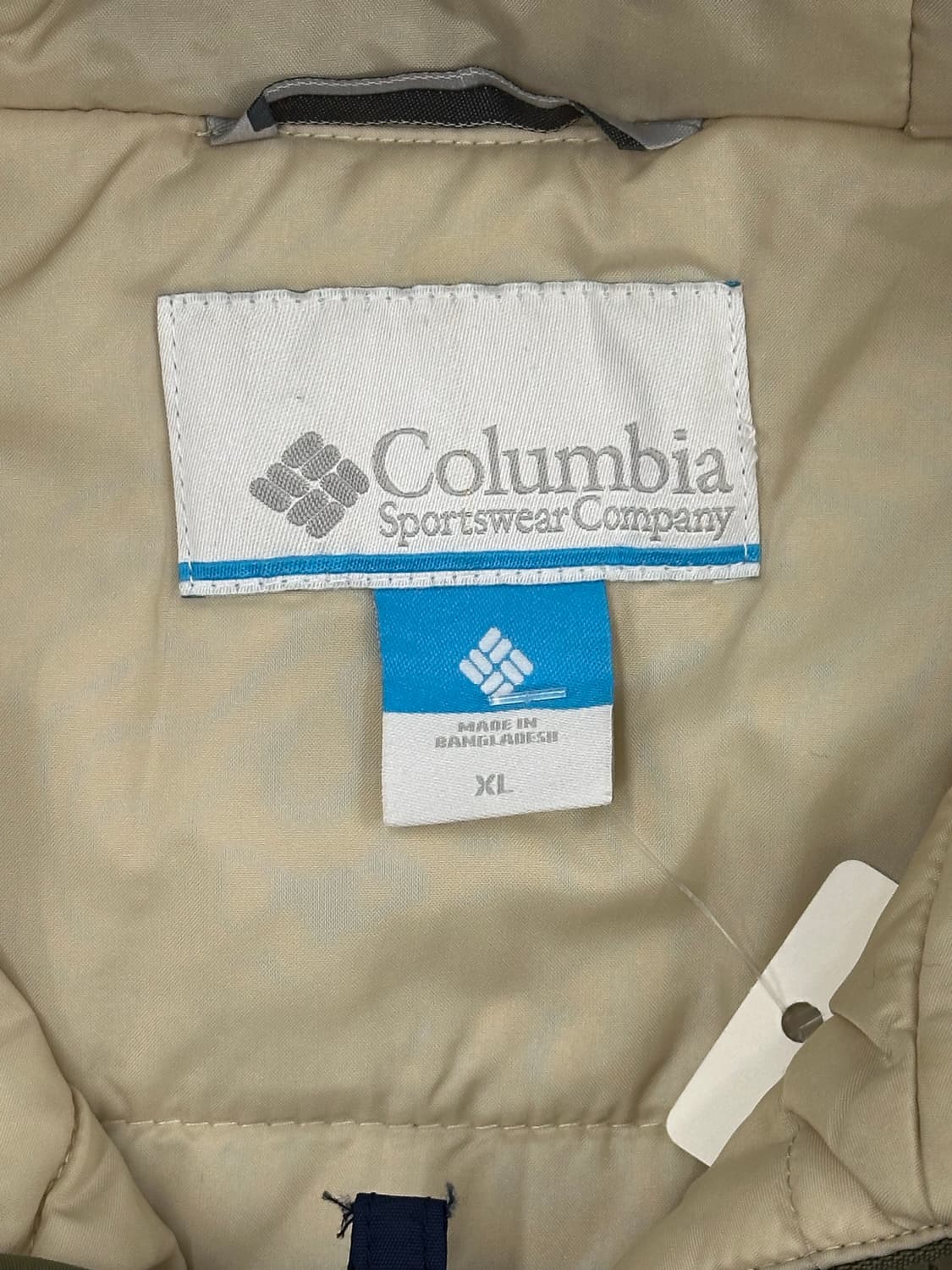 XL)콜롬비아 고프코어 배색 하프집업 패딩 바람막이 상품이미지8