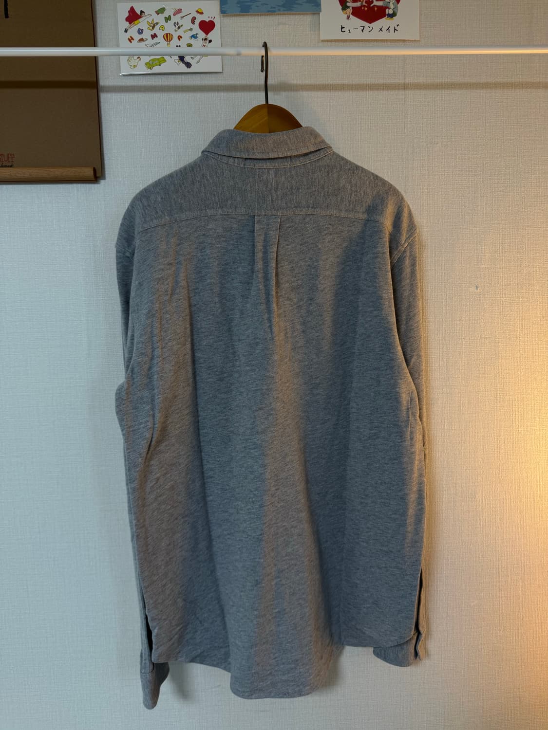 [M]폴로 랄프로렌 페더웨이트 메쉬 셔츠 그레이 상품이미지2