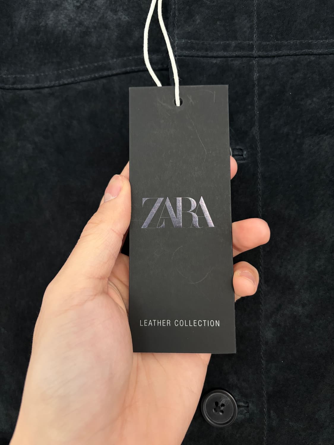 새상품) M 100 자라 리얼 스웨이드 자켓 상품이미지5