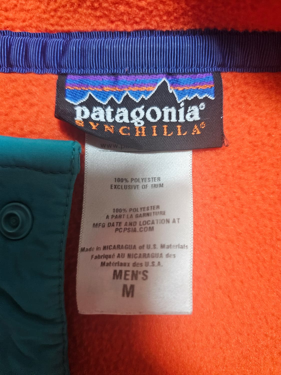 파타고니아 신칠라 오렌지 M 상품이미지3