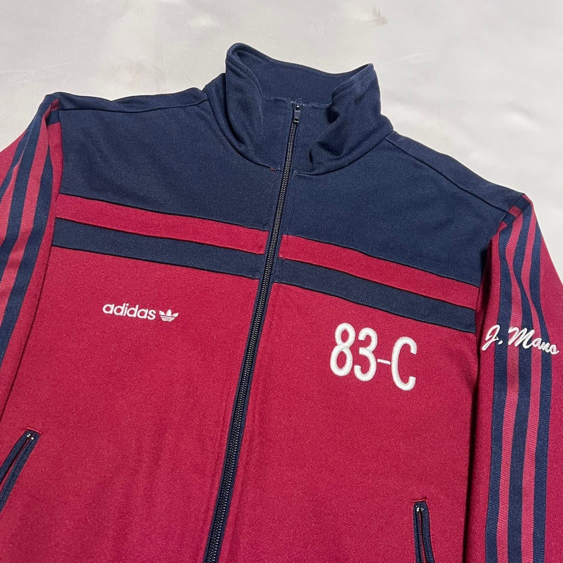 95 아디다스 83-C 버건디 져지 상품이미지1