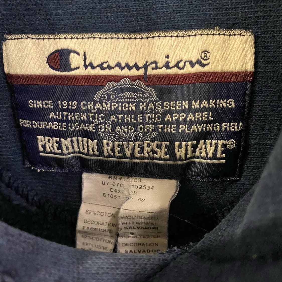 90s USA 챔피온 리버스위브 La다저스 후드 상품이미지8