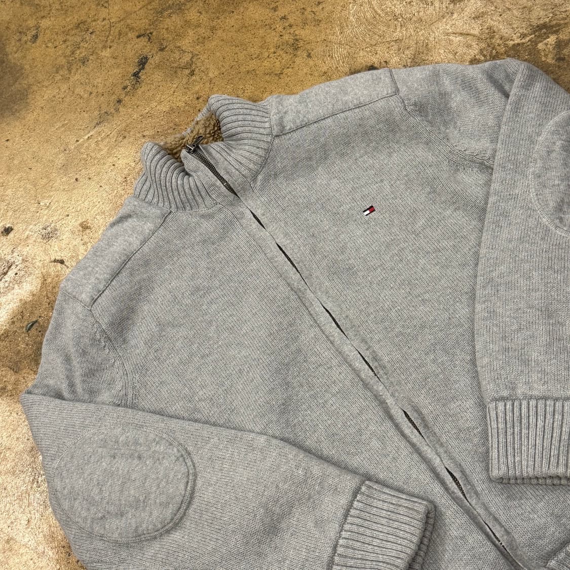 타미힐피거 울프 털 니트 집업  상품이미지1