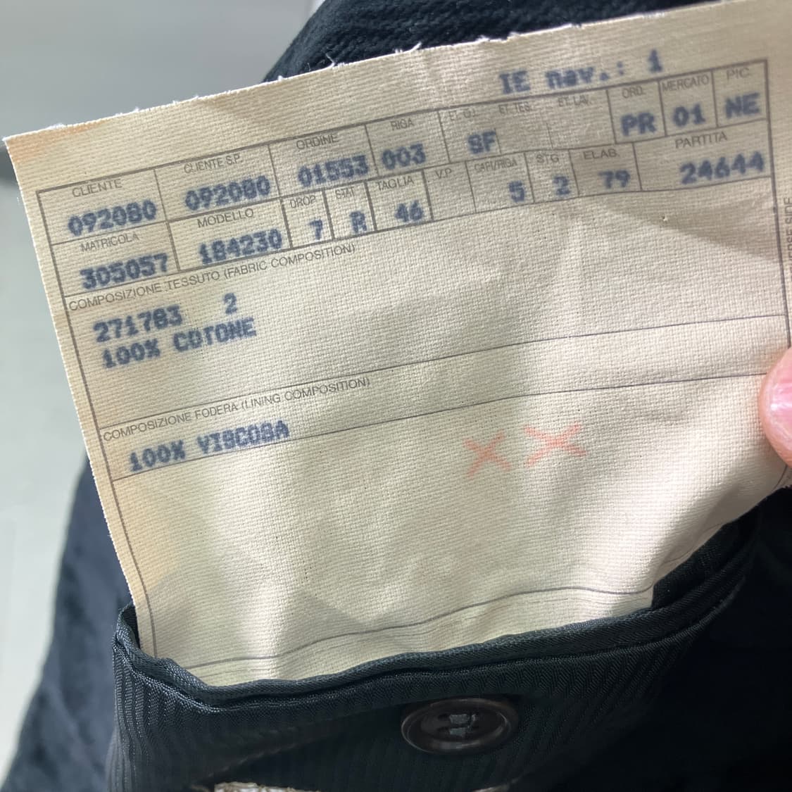 Zegna 에르메네질도 제냐 블랙 코듀로이 블레이저 46 상품이미지8