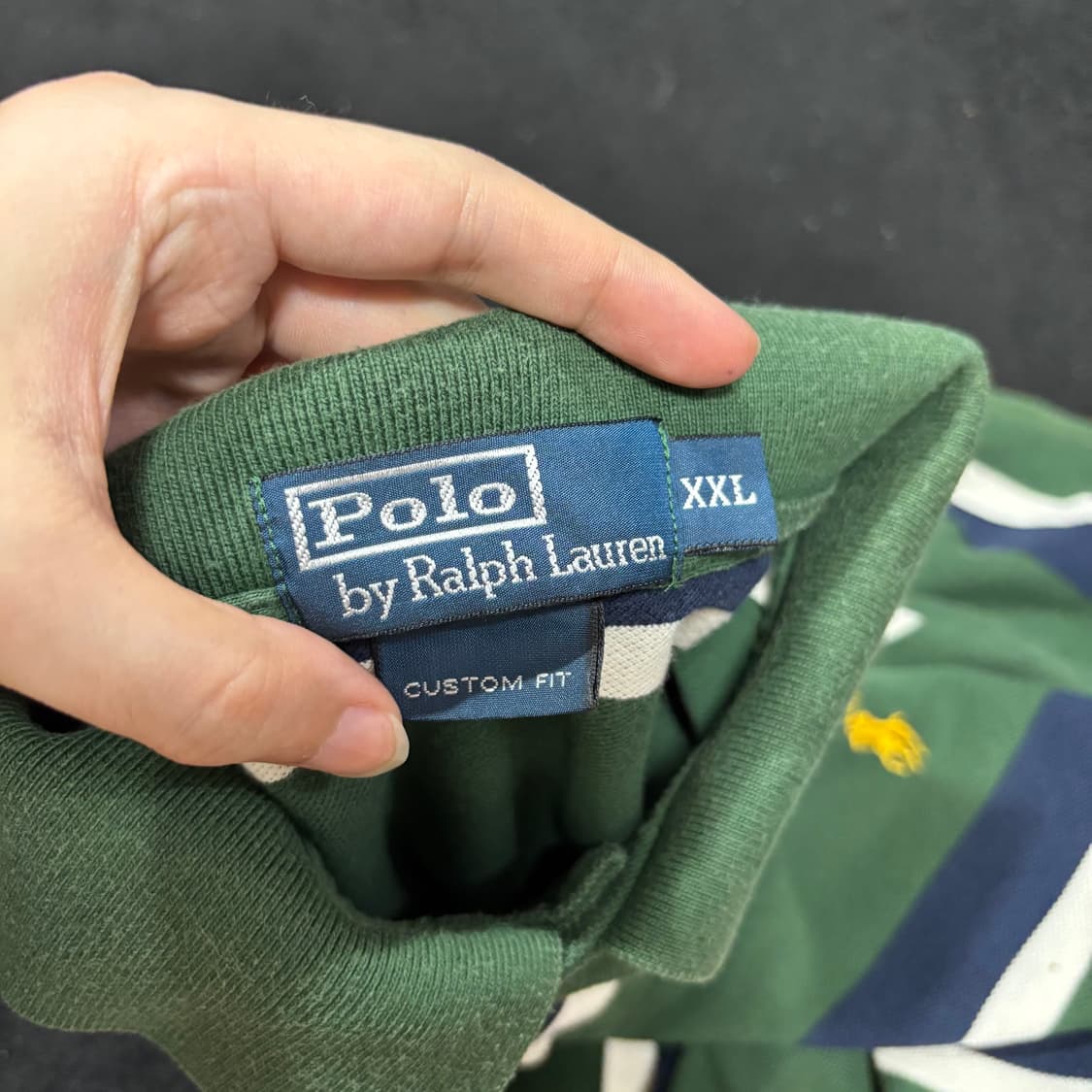 2XL 폴로 랄프로렌 스트라이프 PK 반팔 카라티 상품이미지4