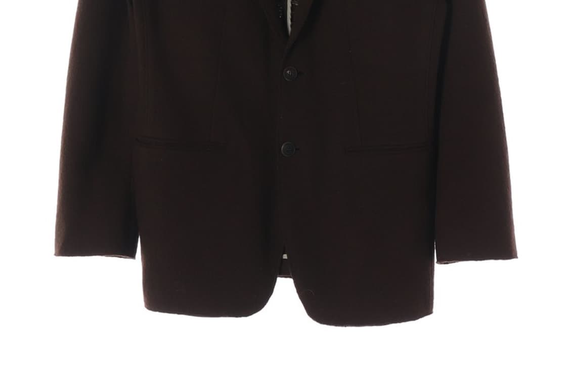 시리즈 다크브라운 울 블렌드 캐주얼 자켓 XL 상품이미지4