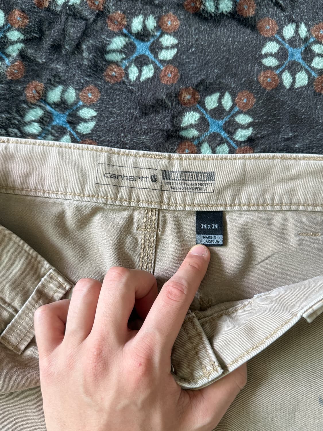 칼하트 카펜터 페인팅 워크팬츠 34x34 상품이미지7